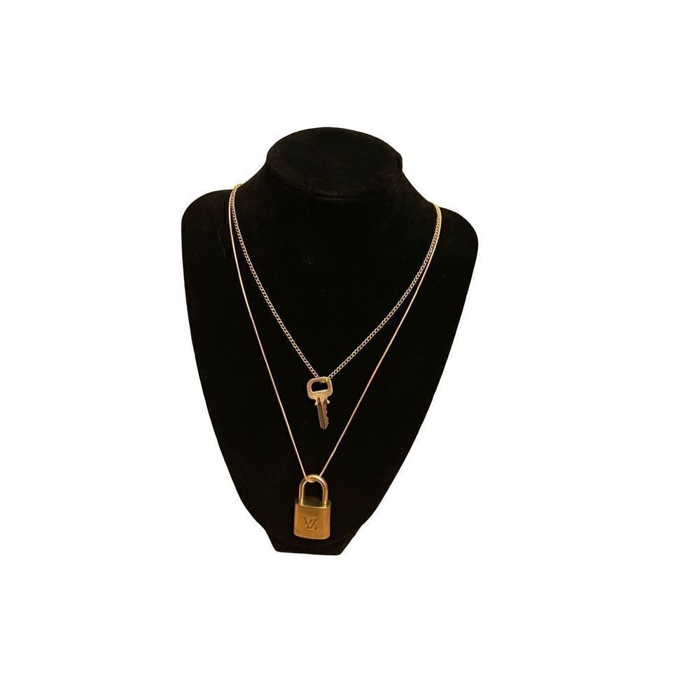 Louis Vuitton Gold Lock Necklace